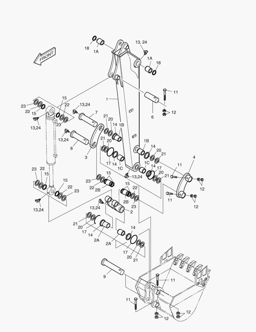 РУКОЯТЬ В СБОРЕ-1.6 м(ЛЕСНОЗАХВАТ)