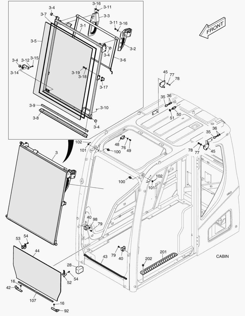 1571 CABIN(2) - SLIDE DOOR