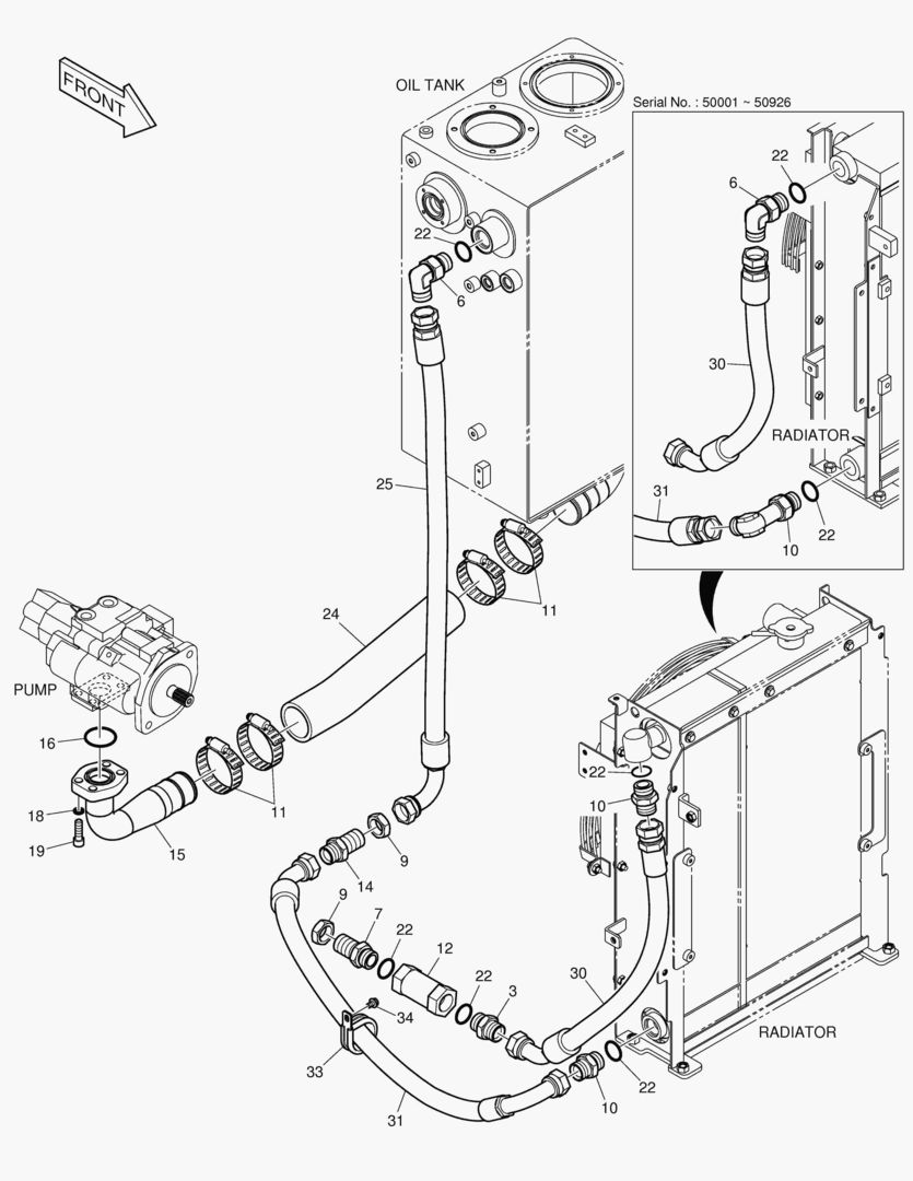 ТУБОПРОВОД МАСЛЯНОГО РАДИАТОРА(1)