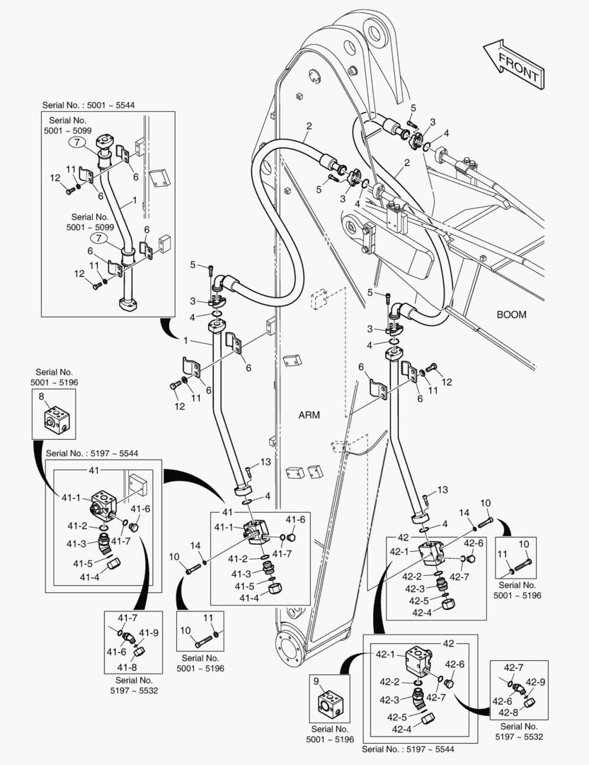 Спецтехника 6190 ARM PIPING - ARM 2.6m (ONE & TWO WAY) - главное фото