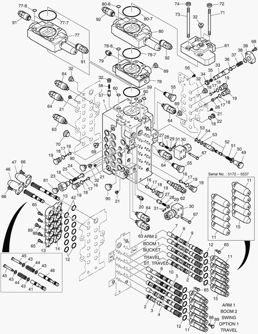 Спецтехника 4421 CONTROL VALVE - ROTATING(ARTI) [5172~]