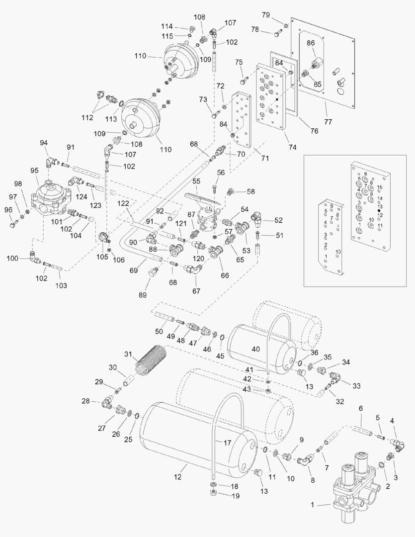 G042-3 BRAKE CIRCUIT 1