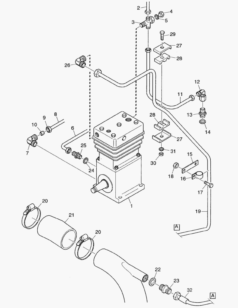 G010-103 COMPRESSOR; COIL TUBE