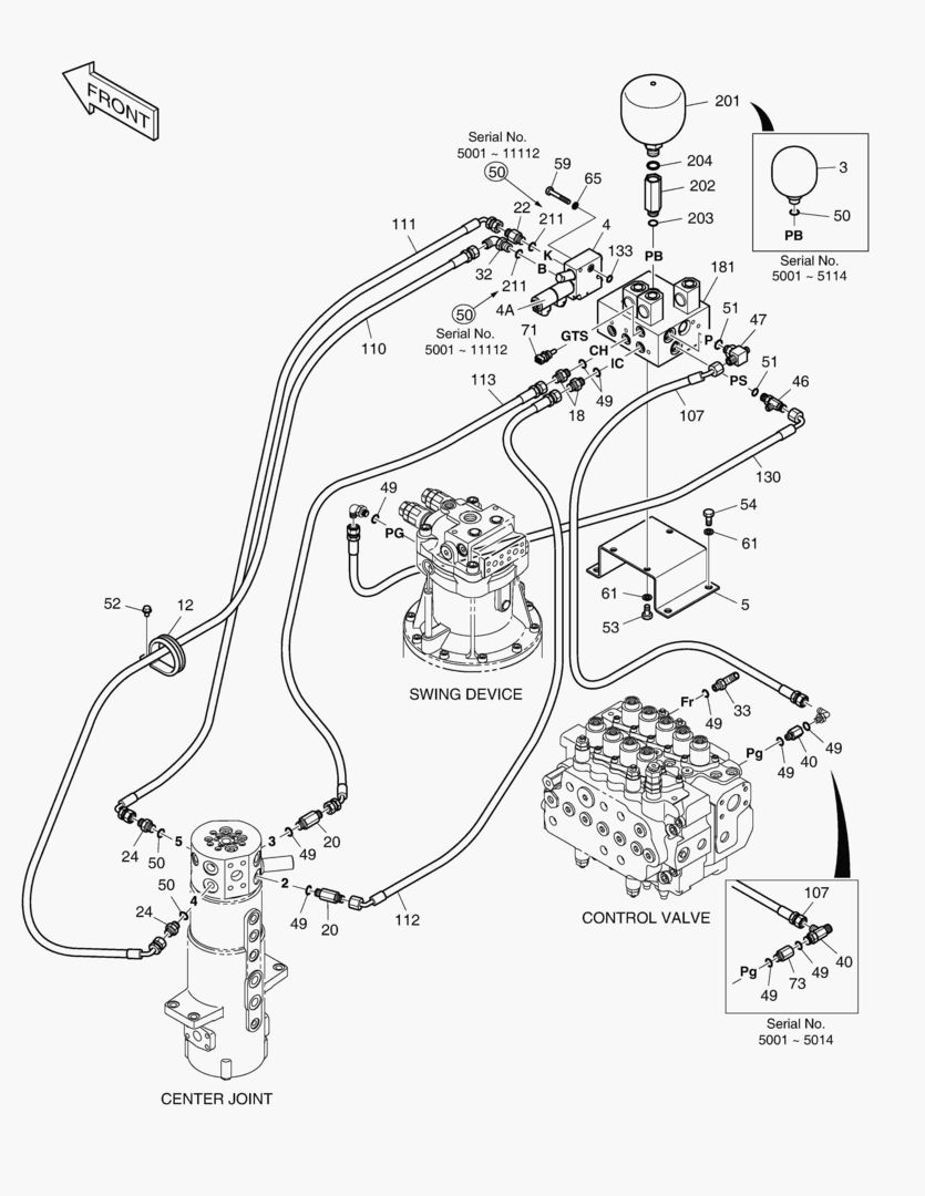 ТРУБОПРОВОД СЕРВОУПРАВЛЕНИЯ(5)