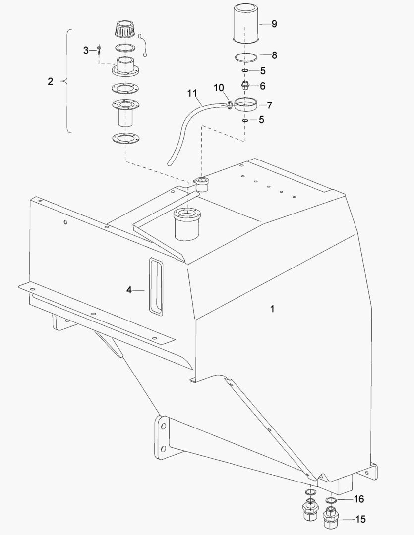 G050-13 HYDRAULIC TANK