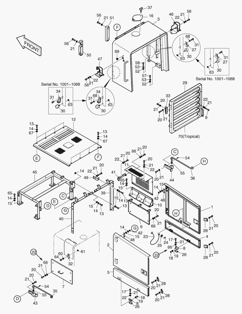 КРЫШКА ДВИГАТЕЛЯ