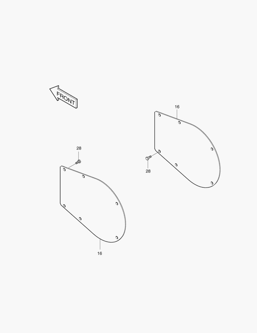 КРЫШКА ТРУБОПРОВОДА ХОДА