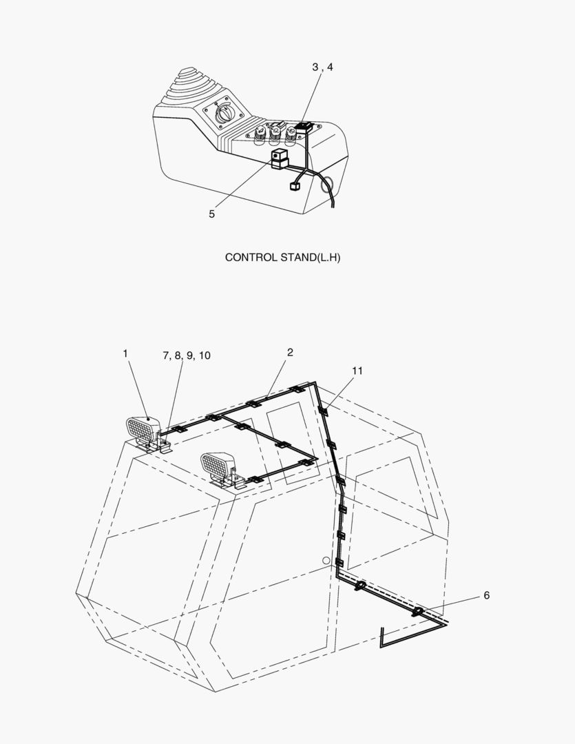 ЛАМПА В КАБИНЕ