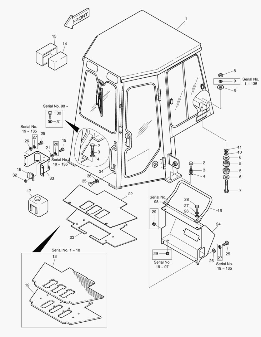 КАБИНА В СБОРЕ