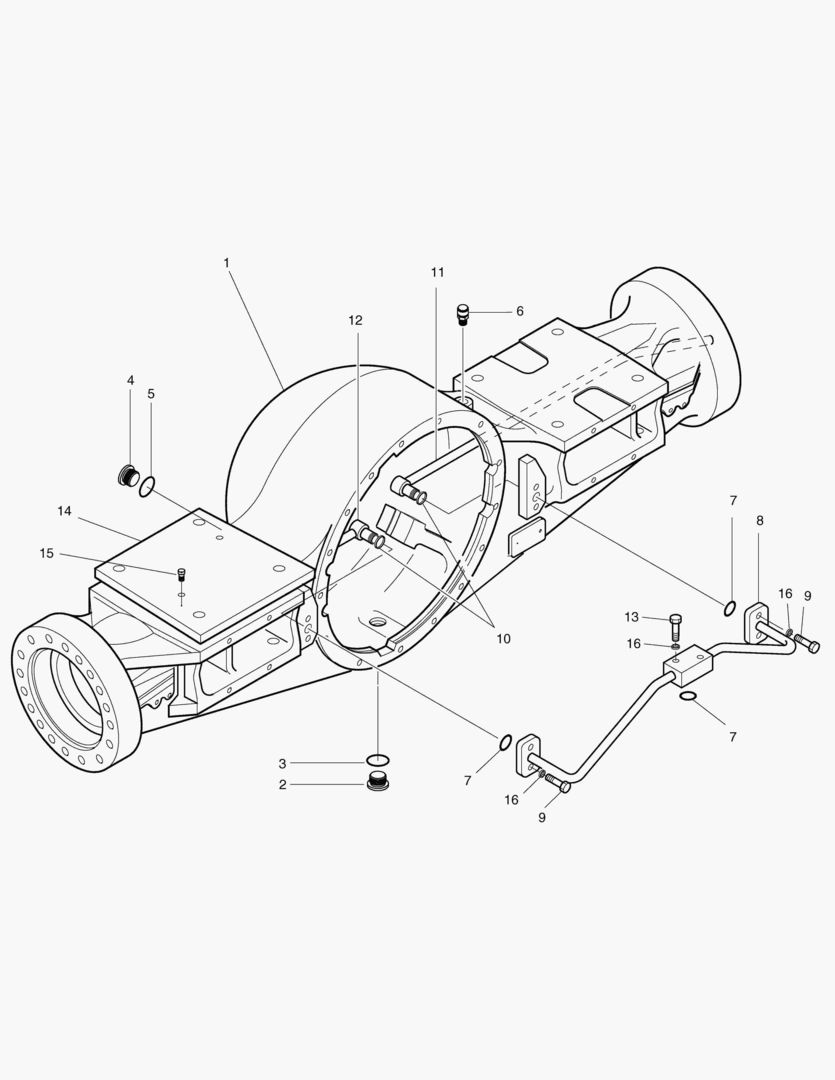 ПЕРЕДНЯЯ ОСЬ КОРПУСА-ОПЦИЯ