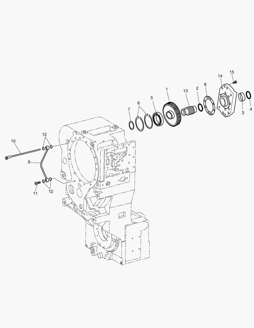 ТРАНСМИССИЯ-МЕХАНИЗМ ОТБОРА МОЩНОСТИ(2)-ZF ТРАНСМИССИЯ