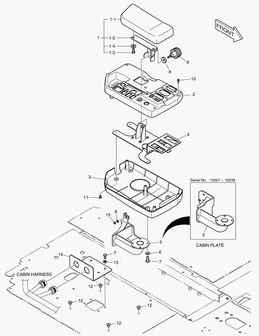 Схема ПУЛЬТ УПРАВЛЕНИЯ-ТРИ РЫЧАГА(ЭЛЕКТРИКА)