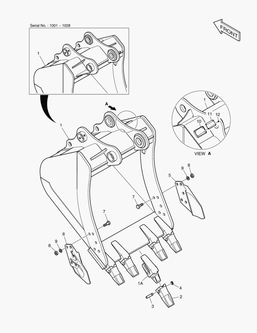 6840 BUCKET ASS`Y - 0.81mВі