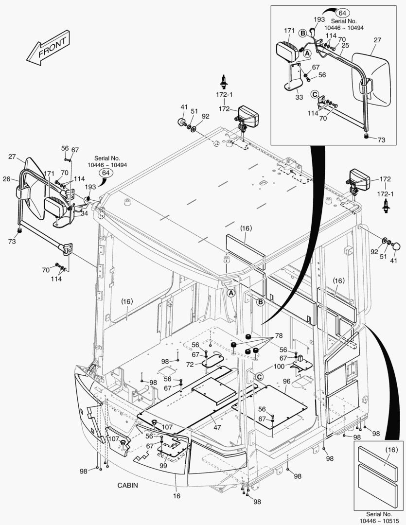 1380 CABIN(2) - BODY