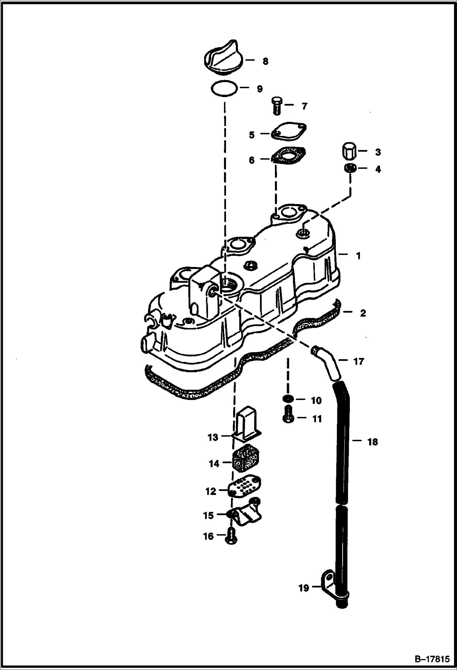 КРЫШКА КОРОМЫСЛА КЛАПАНА