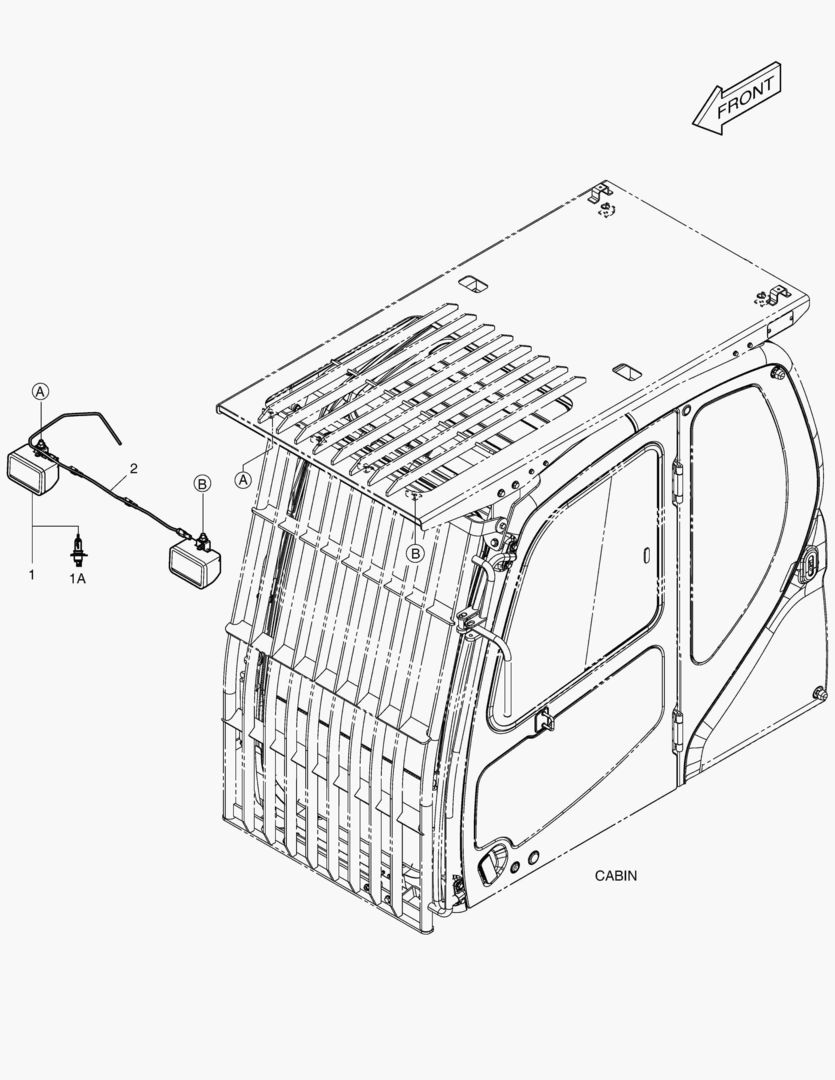 6450 WORKING LAMP - 2 LAMP(GUARD) [5001~5093]