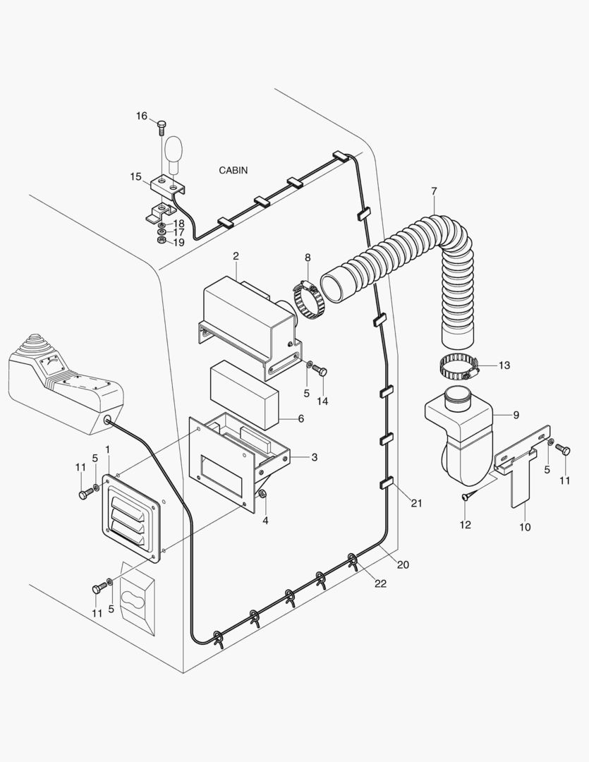 ПОДАЧА В КАБИНУ СВЕЖЕГО ВОЗДУХА В СБОРЕ