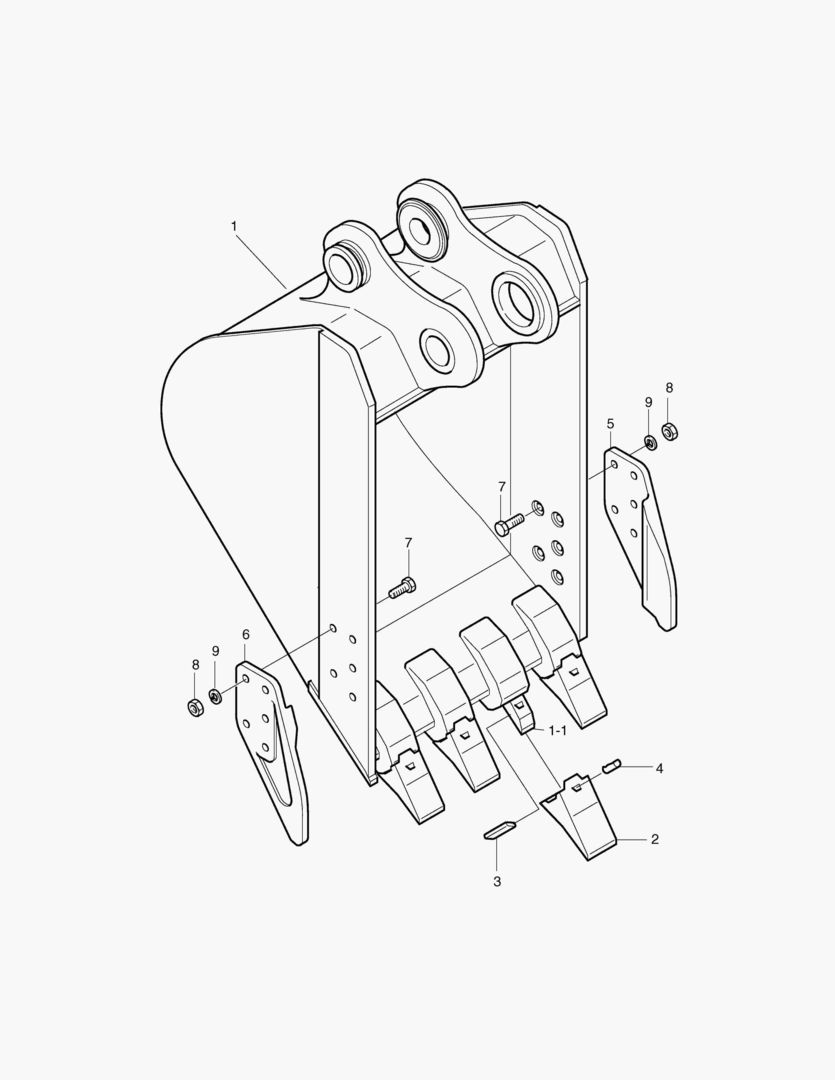 5155 BUCKET-0.35MВіESCO TYPE