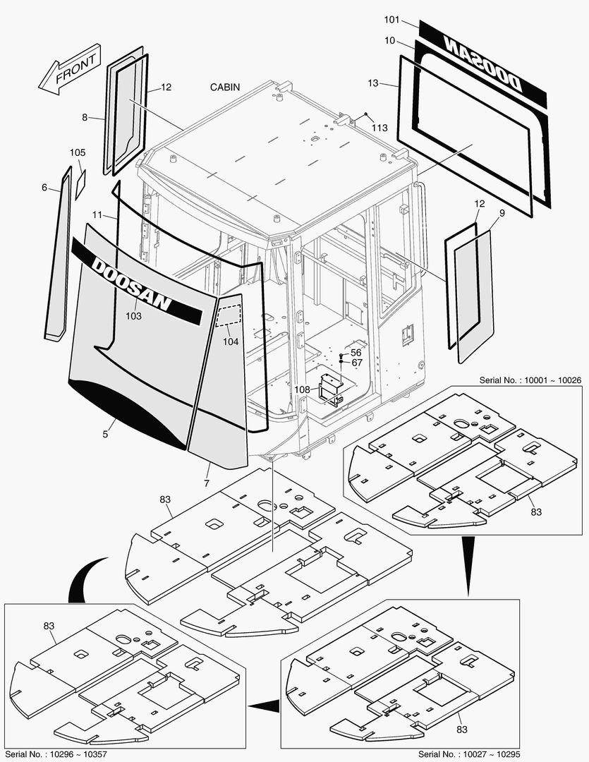 1450 CABIN(6) - GLASS