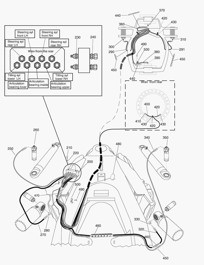 G490-4 ARTICULATION AND CYLINDERS