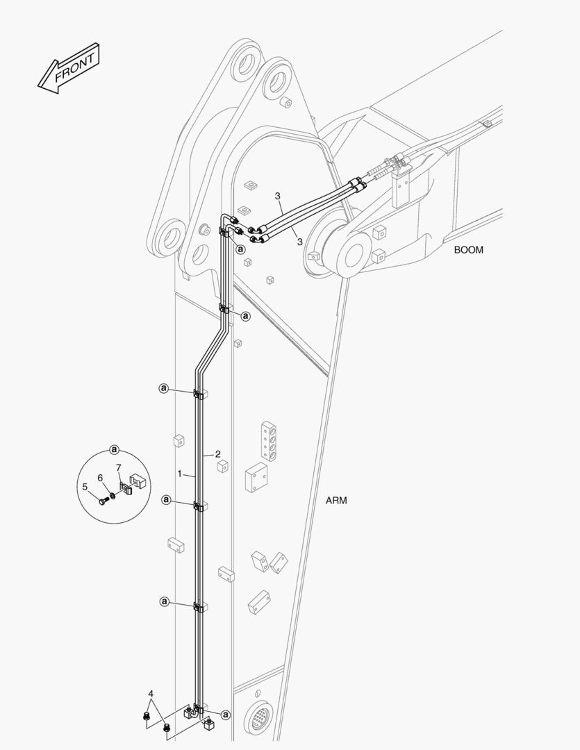 ГИДРОСИСТЕМА РУКОЯТИ - РУКОЯТЬ 2.4 м(БЫСТРОУСТАНАВЛИВАЕМЫЙ ФИКСАТОР)