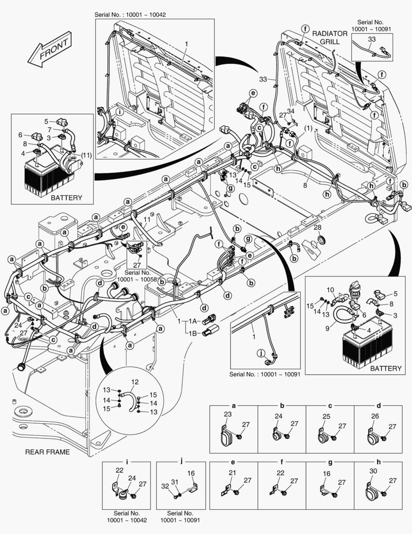 Схема ЭЛЕКТРИЧЕСКИЕ ЗАПЧАСТИ - ПРОВОДКА