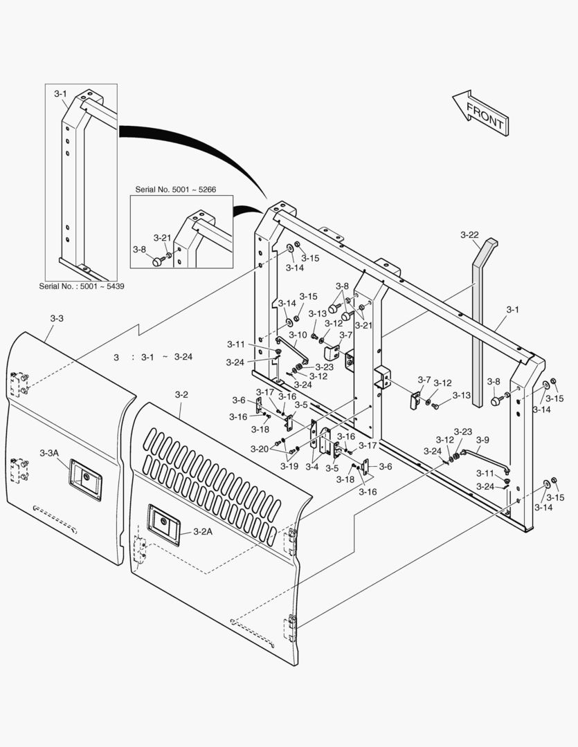 БОКОВАЯ ДВЕРЬ - ЛЕВОСТОРОННИЙ (В ТРОПИЧЕСКИХ УСЛОВИЯХ)