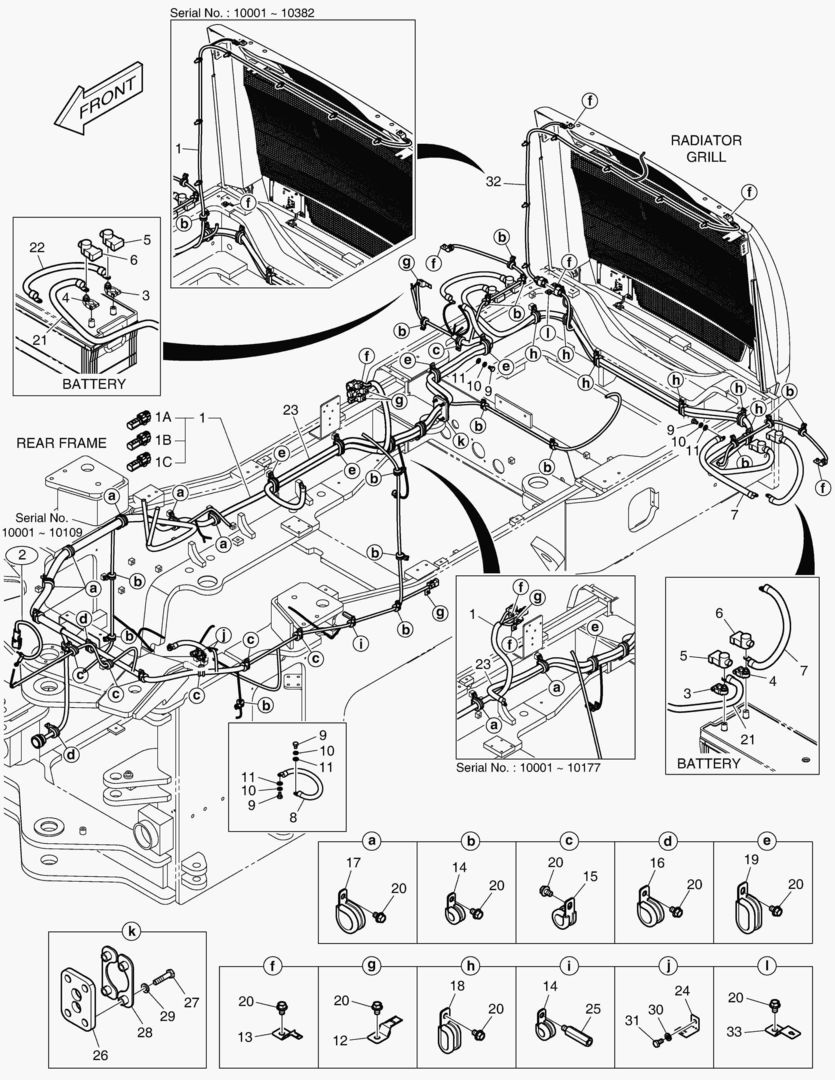 1500 ELECTRIC PARTS - WIRING HARNESS [10001~10562]