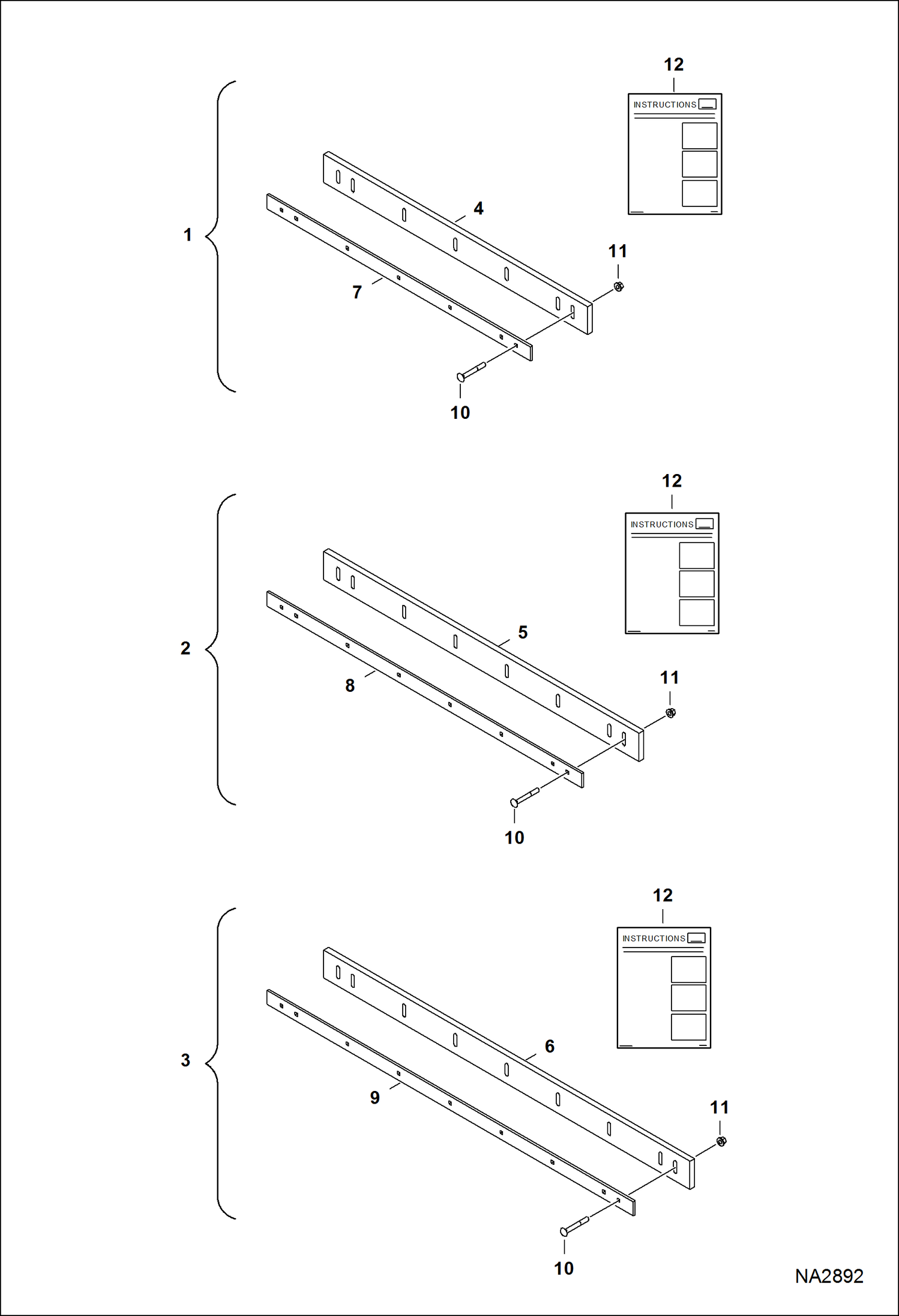 ОТВАЛ СНЕГООЧИСТИТЕЛЯ (КОМПЛЕКТ ЛЕЗВИЙ - КАУЧУК И ПОЛИКОРБАНАТ) (54-- APN9) (69-- ANK2) (84-- APNA)