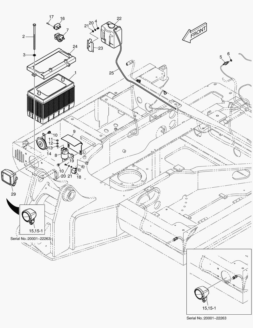 Схема 1580 ELECTRIC PARTS(1)-CHASSIS