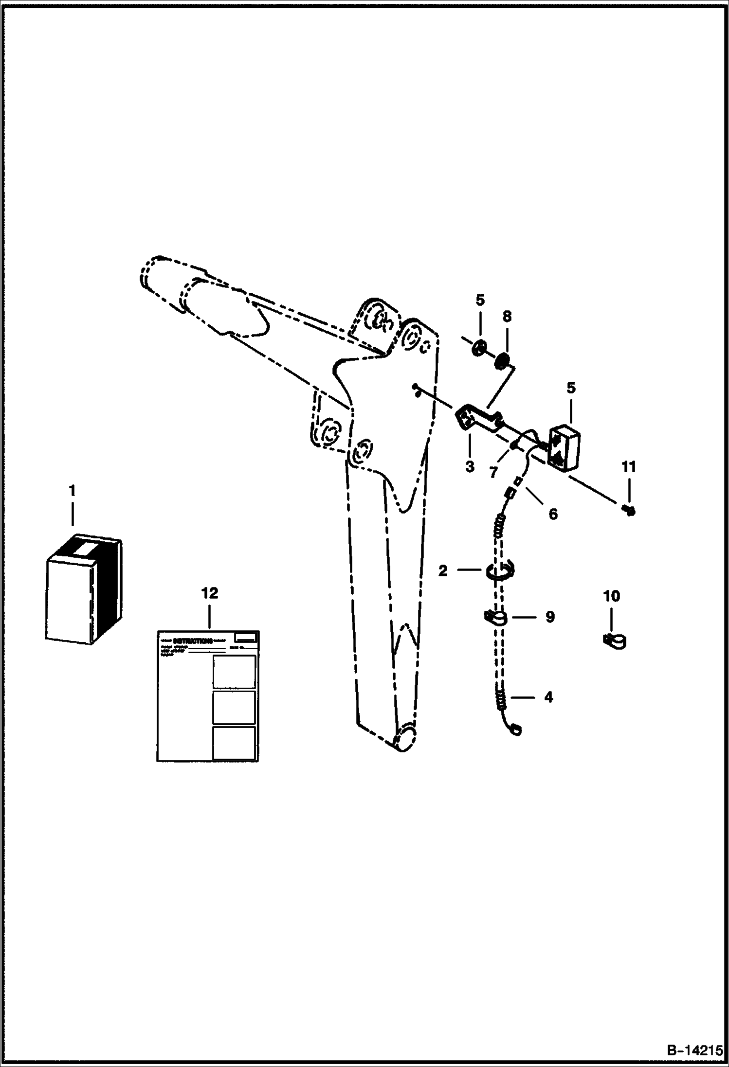 КОМПЛЕКТ ДЕТАЛЕЙ РАБОЧЕГО ОСВЕЩЕНИЯ