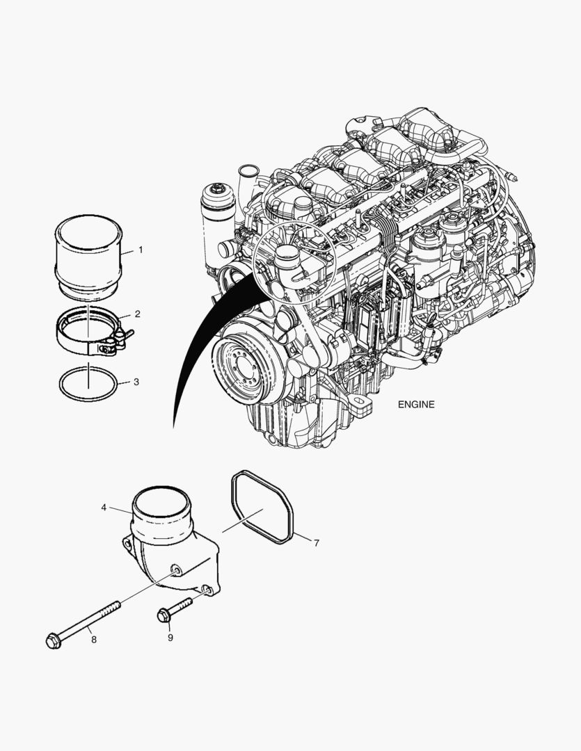 ТРУБОПРОВОД ДЛЯ НАДДУВА ВОЗДУХА