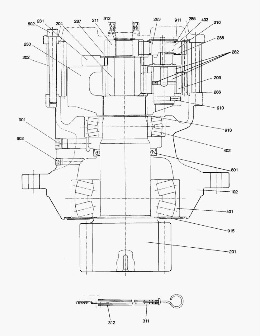 Спецтехника 4140 SWING REDUCTION GEAR [1~150]