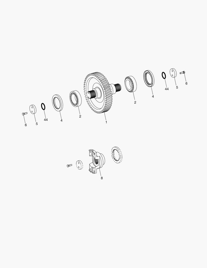 ВТОРИЧНЫЙ ВАЛ - ТРАНСМИССИЯ