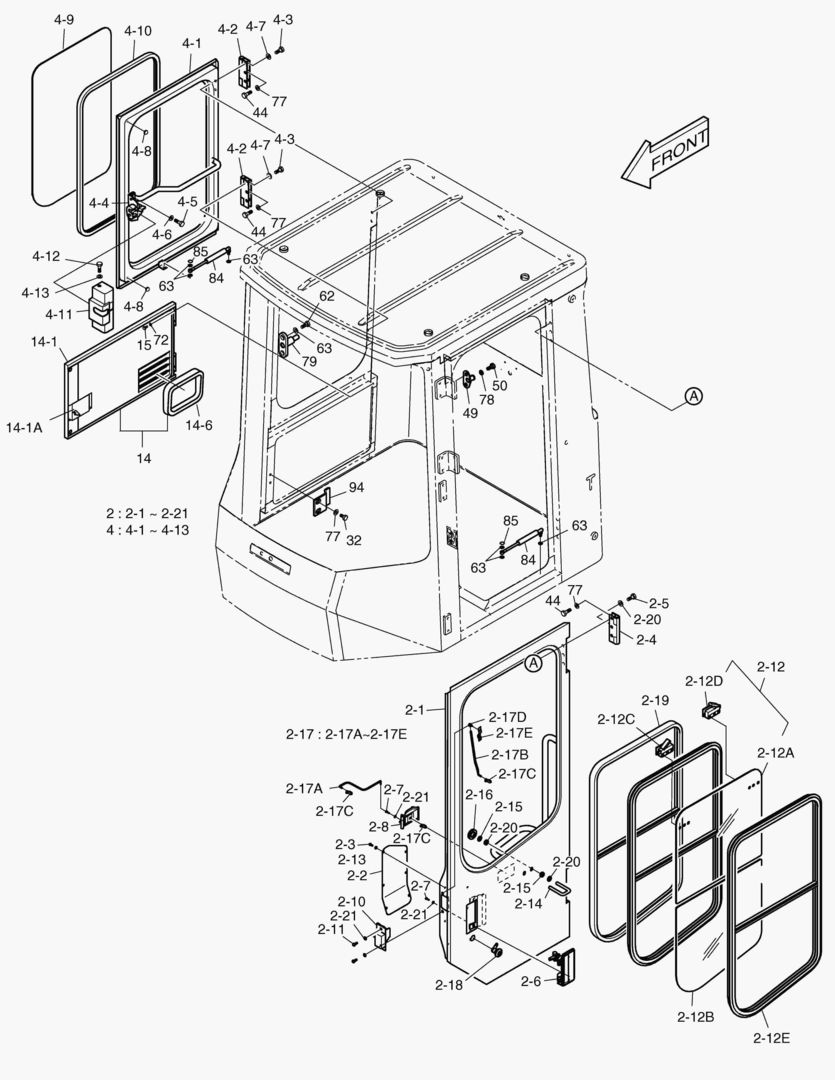 1430 CABIN(2)-ROPS & FOPS [2001~2035]