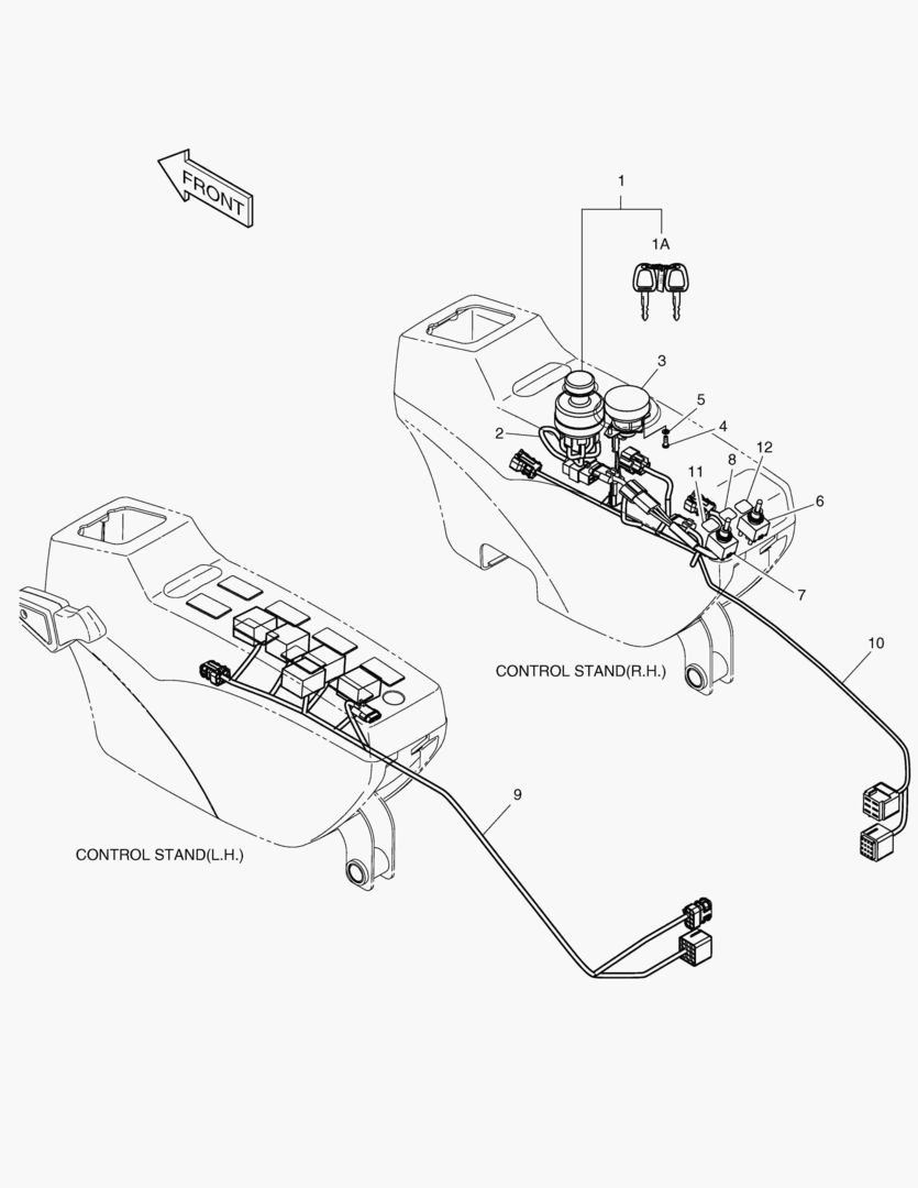 ЭЛЕКТРИЧЕСКИЕ ЗАПЧАСТИ - ПУЛЬТ УПРАВЛЕНИЯ