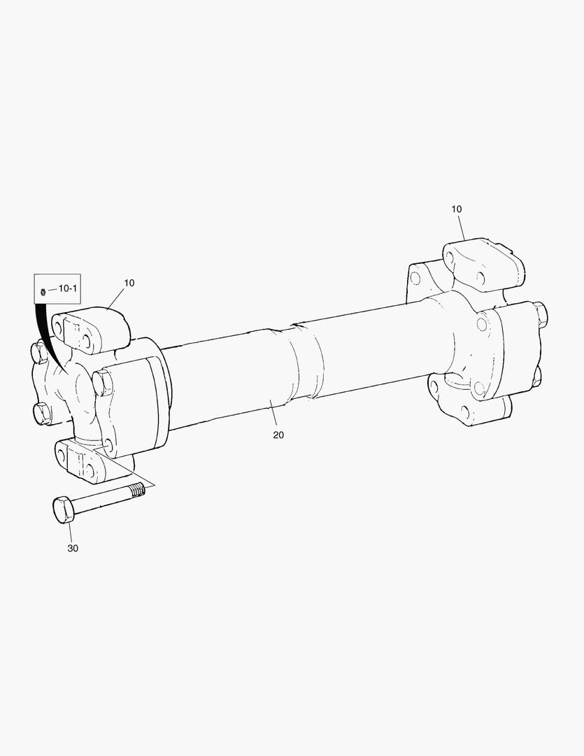 G250-20 CARDAN SHAFT FRONT WAGON