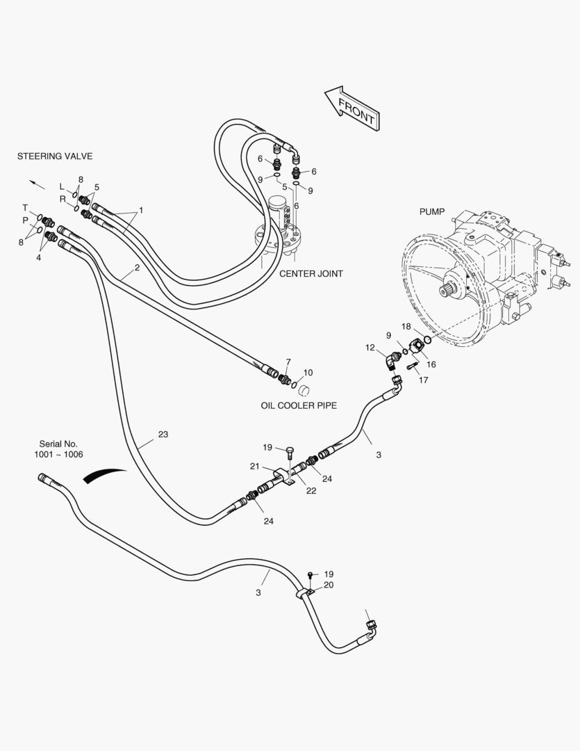 ПАТРУБКИ РУЛЕВОГО УПРАВЛЕНИЯ