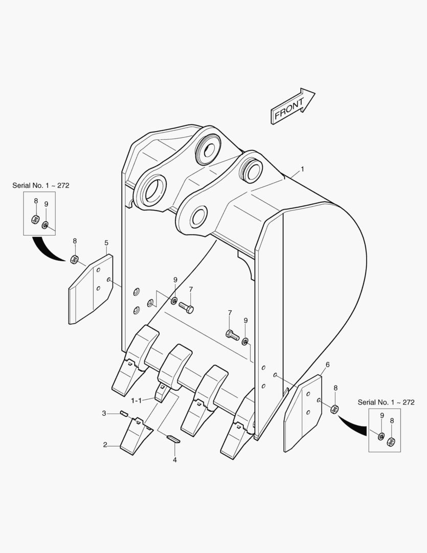 КОВШ-180 мм BOSS