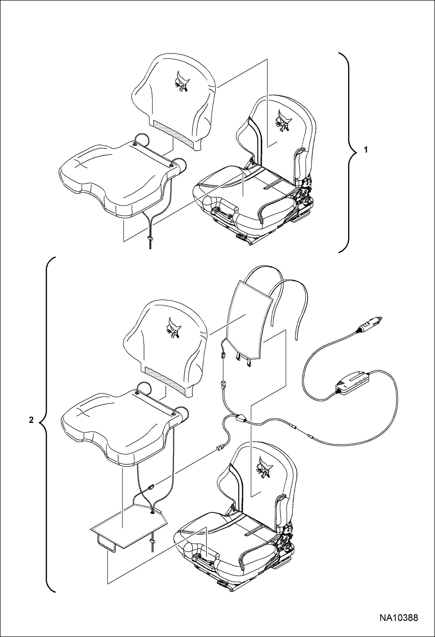 ЧЕХЛЫ СИДЕНИЙ (СИДЕНЬЕ С ПОДВЕСКОЙ)