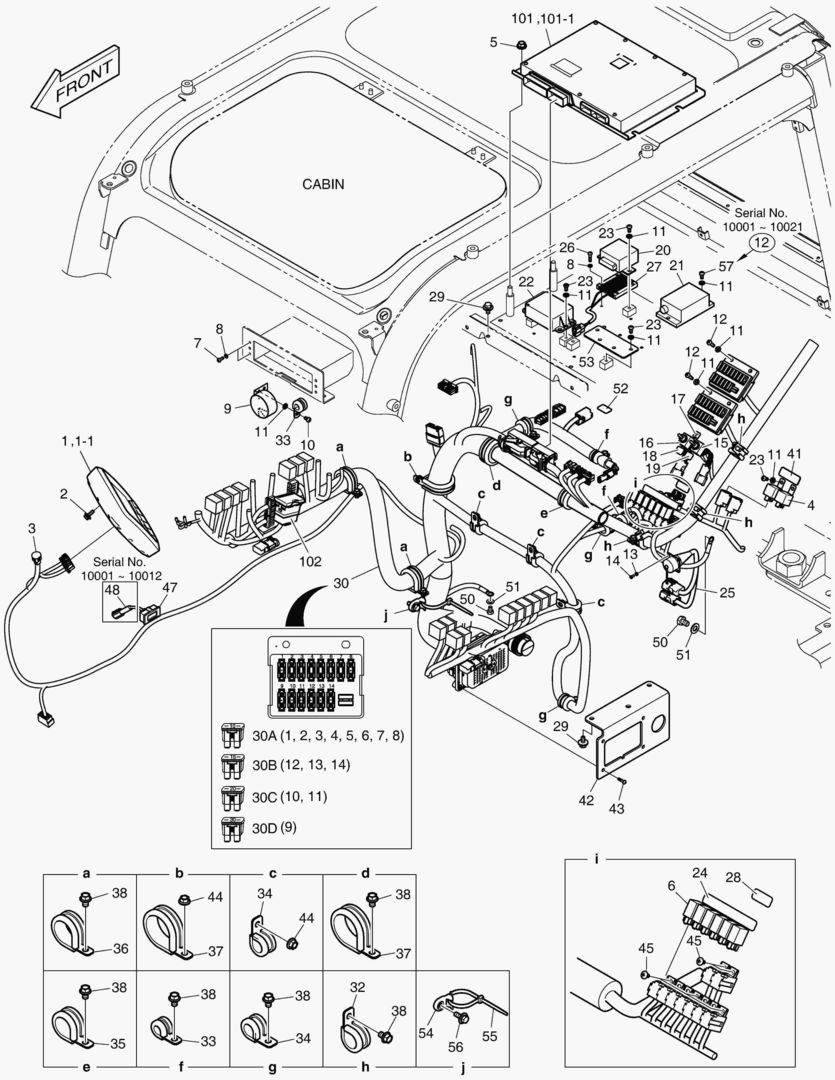 ЭЛЕКТРИЧЕСКИЕ ЗАПЧАСТИ - КАБИНА