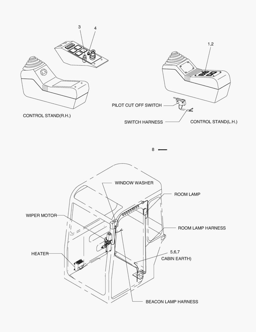 ЭЛЕКТРИЧЕСКИЕ ЗАПЧАСТИ-КАБИНА