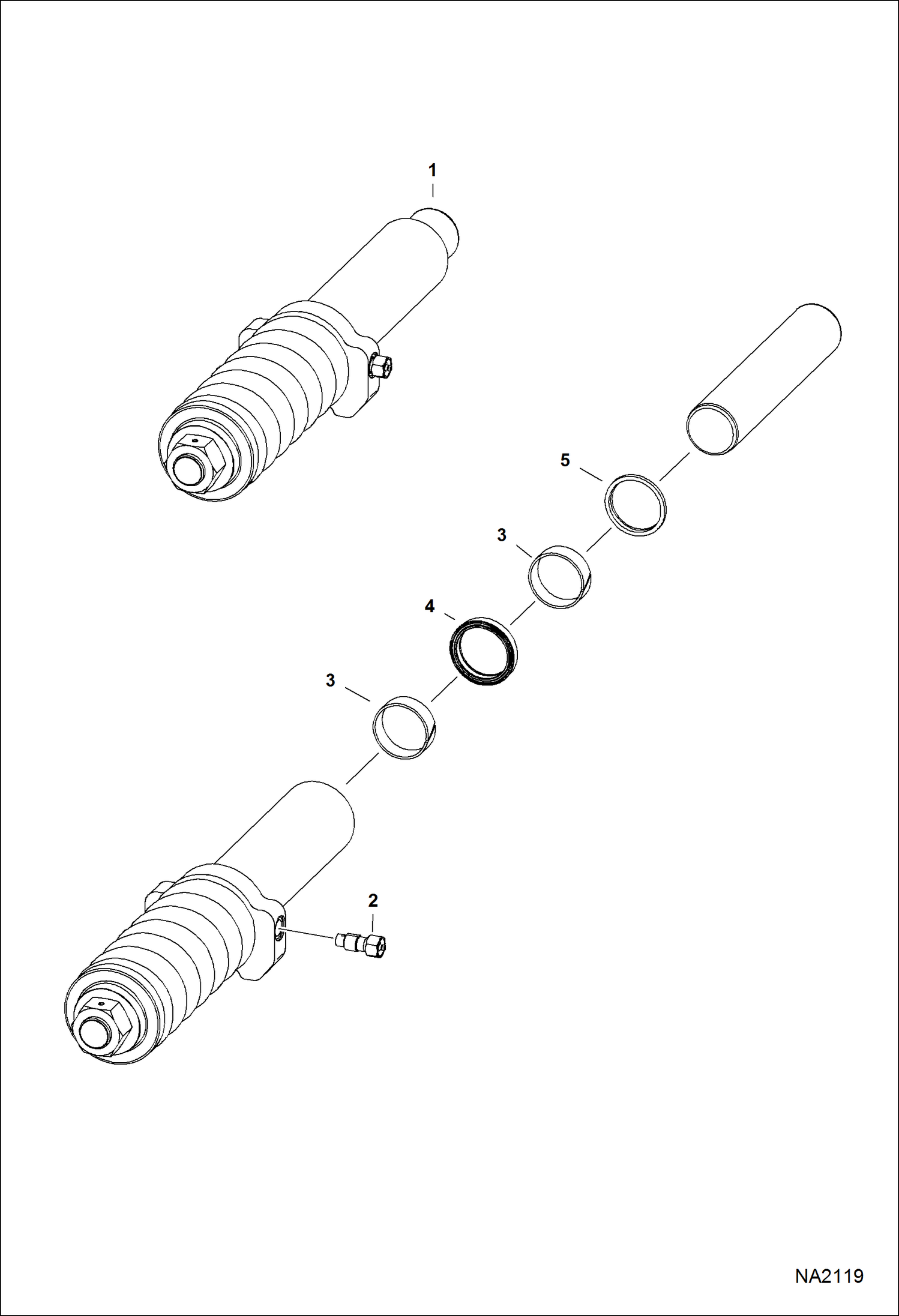 НАТЯЖИТЕЛЬ ГУСЕНИЦЫ (СТАЛЬНЫЕ ГУСЕНИЦЫ)