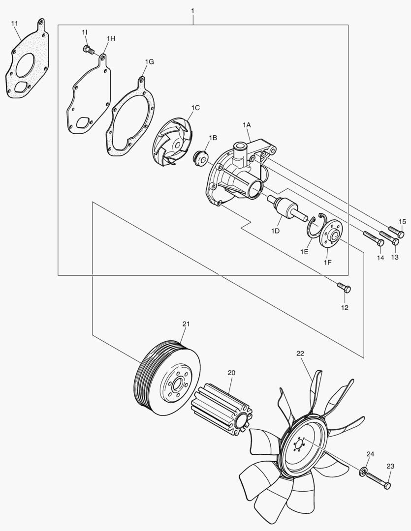 НАСОС ВОДЯНОГО ОХЛАЖДЕНИЯ