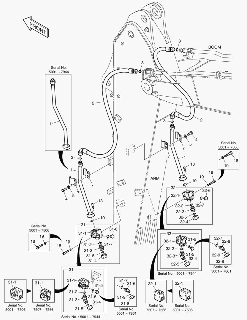 Спецтехника 6710 ARM PIPING - ONE & TWO WAY(ARM 2.5m) - главное фото