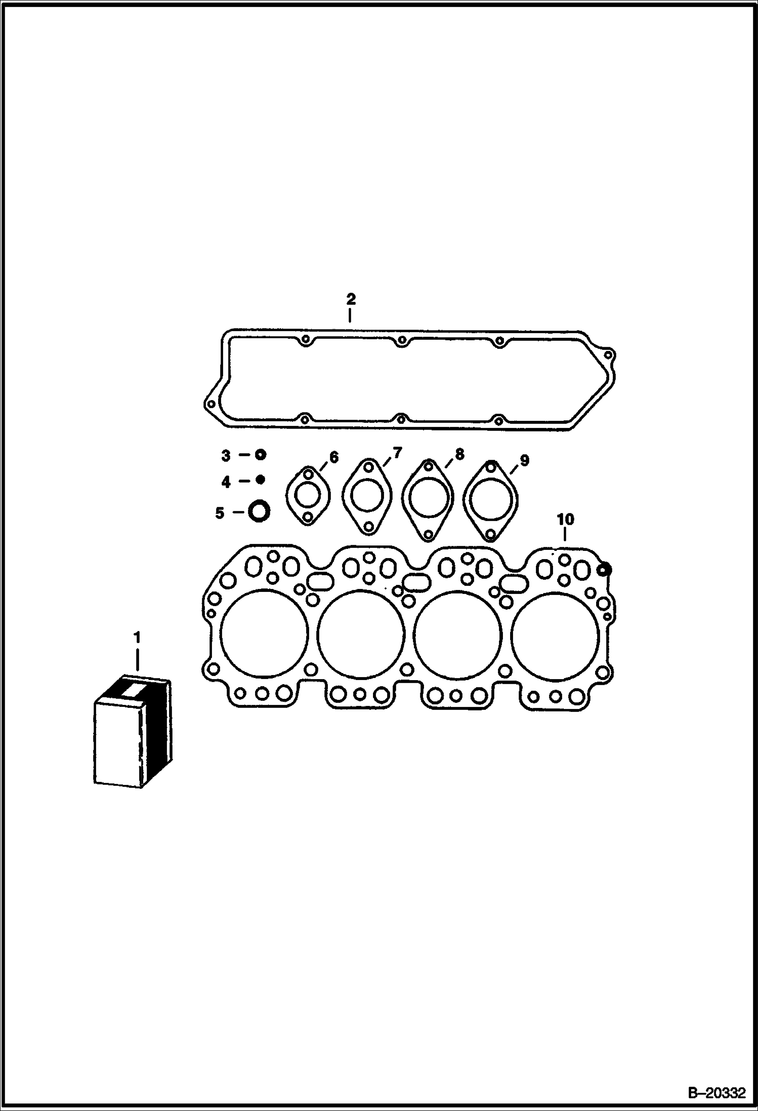 КОМПЛЕКТ ПРОКЛАДОК (РЕГУЛИРОВКА)
