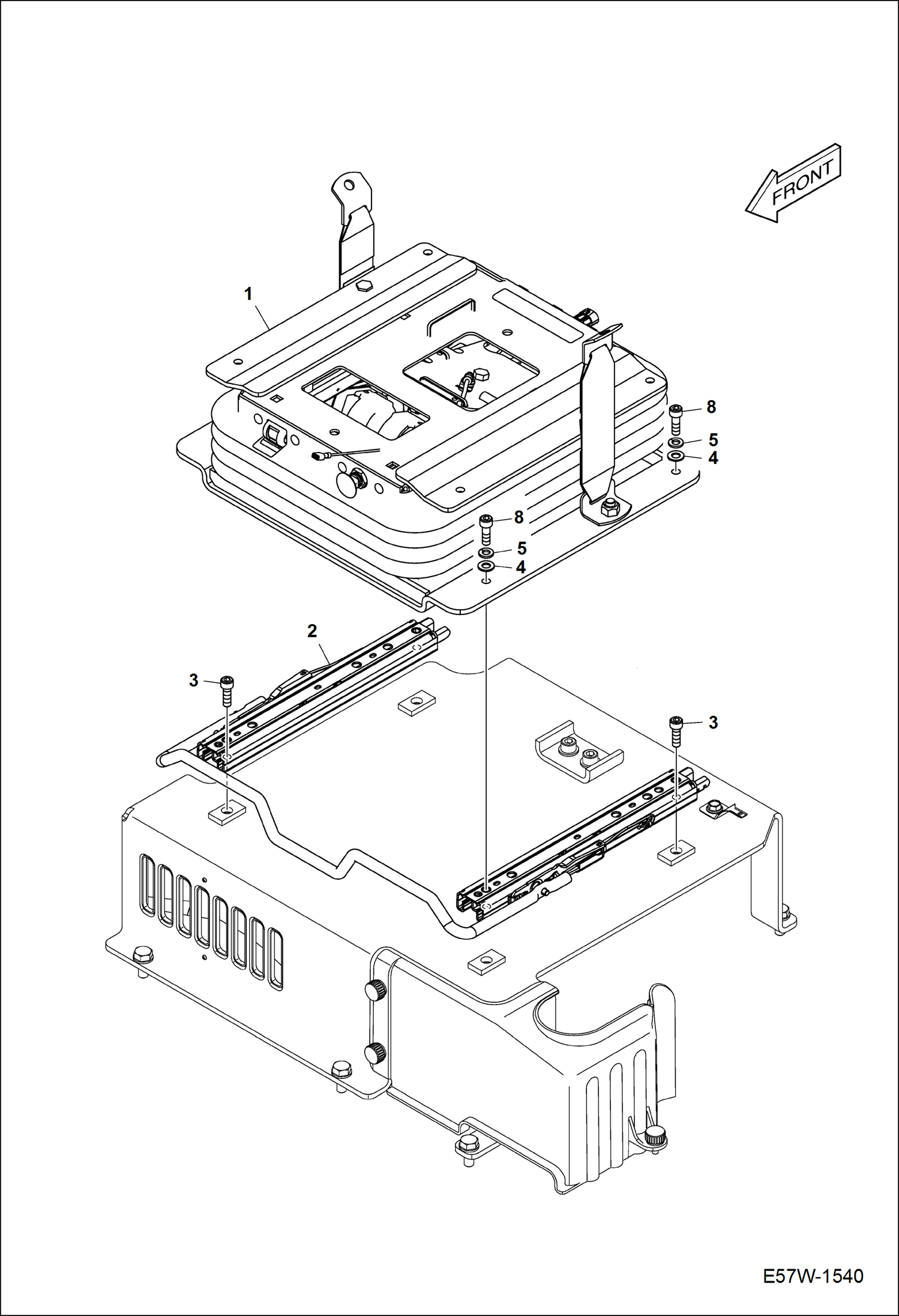КАБИНА ВОДИТЕЛЯ (ОПОРА ПОДВЕСКИ)