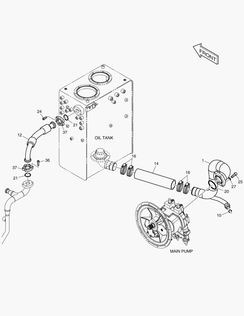 ТУБОПРОВОД МАСЛЯНОГО РАДИАТОРА(1)