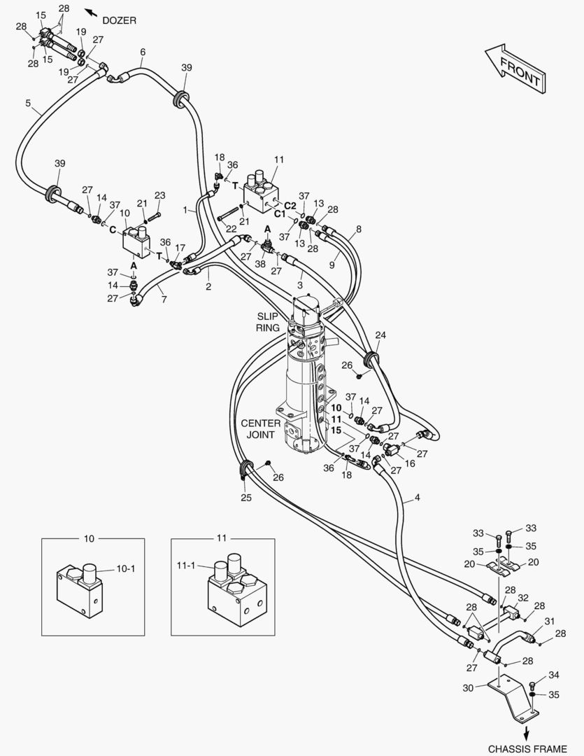 Спецтехника 6800 FRONT DOZER & REAR OUTRIGGER PIPING - главное фото