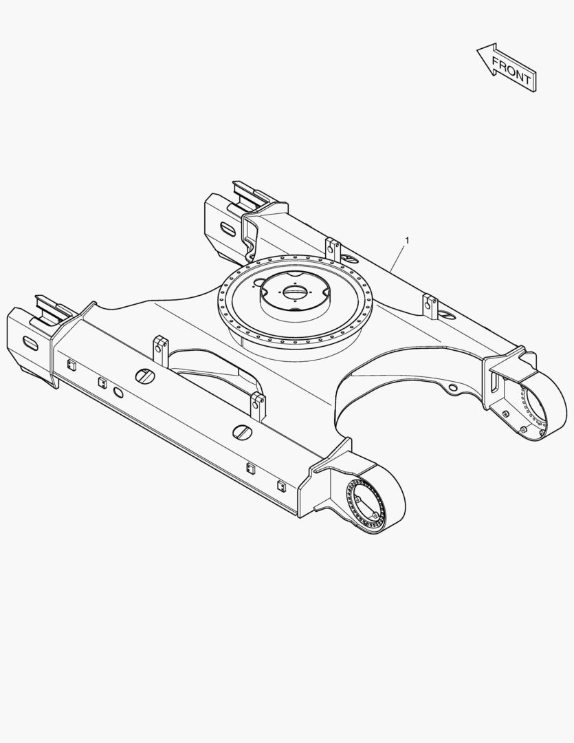 7450 TRACK FRAME - NARROW(DX160LC-3)